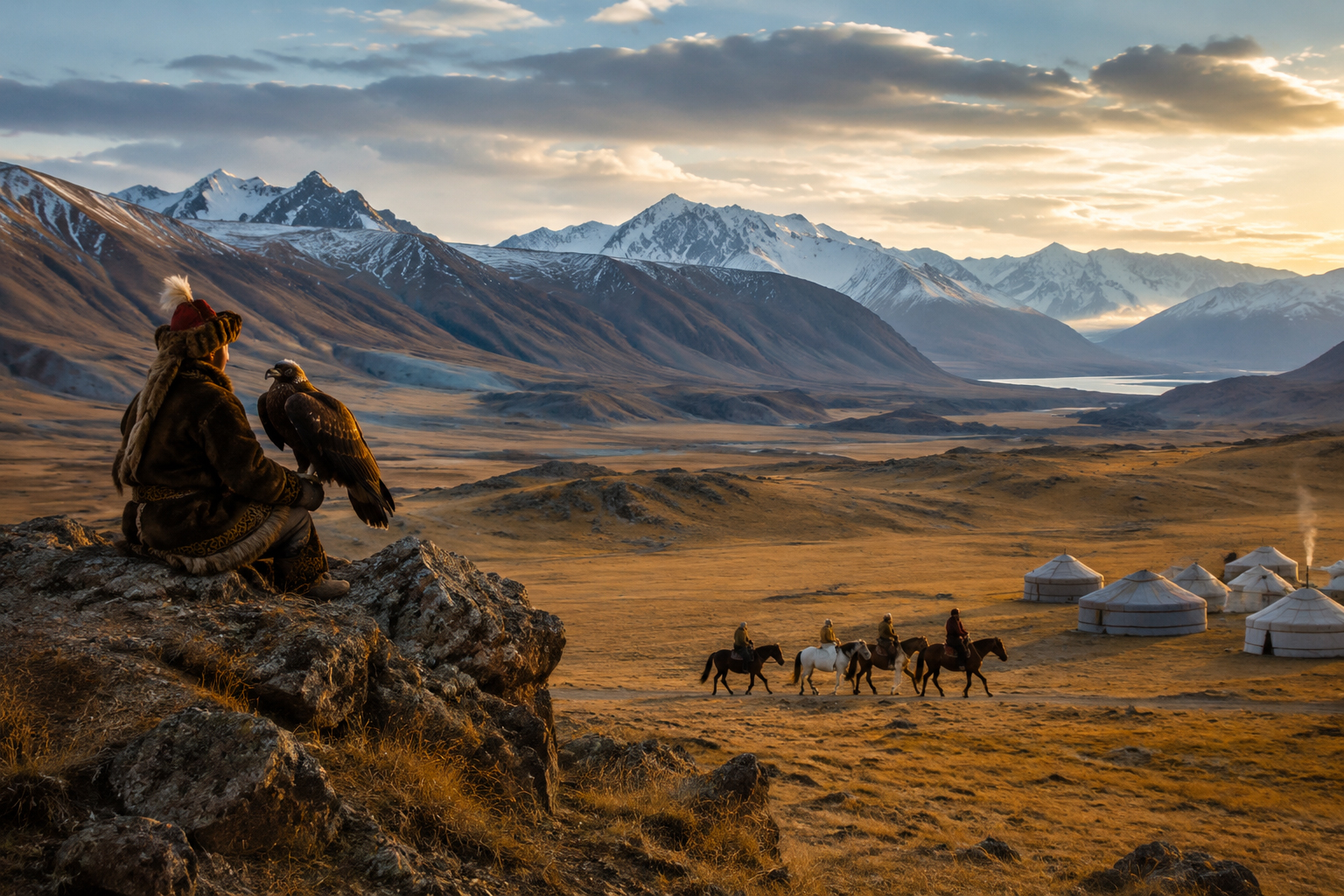 Mongolia Eagle Hunters